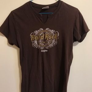 hard rock cafe athens t shirt